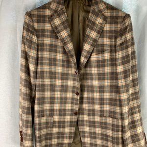 Kiton Men's Plaid Blazer